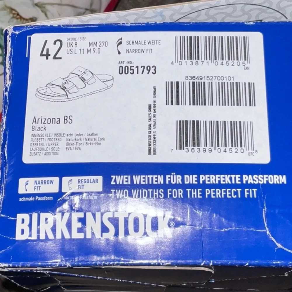 New‎ BIRKENSTOCK Arizona Birko-Flor uk 🇬🇧 8